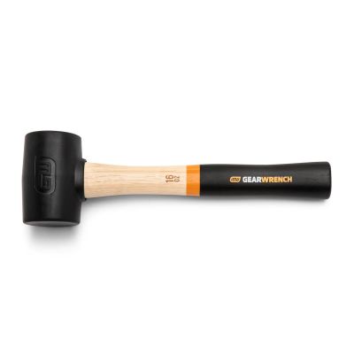 KDTGWHWRM16 image(0) - GEARWRENCH 16 oz. Rubber Mallet with Hickory Handle