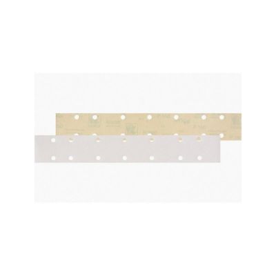 INA95-80 image(0) - Indasa USA,Inc. 95-80 Rhynostick White Line Long File Board Sheet Strip, 17-1/2 in L x 2-3/4 in W, 80 Grit