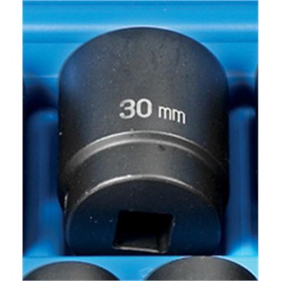 GRE2130M image(0) - Grey Pneumatic 1/2" Drive x 30mm Standard - 12 Point Socket