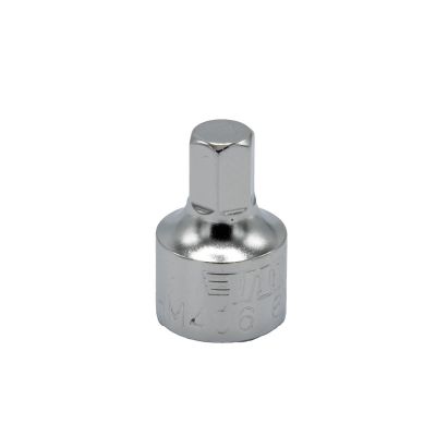 VIMSHM406 image(0) - VIM Tools 6 mm Hex One Piece Drive Bit, 1/4 Inch Square Drive