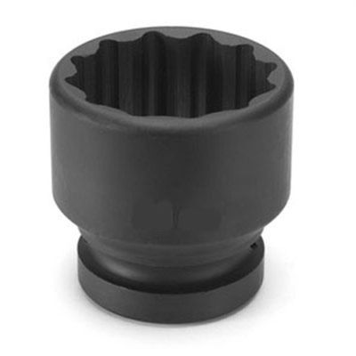 GRE62100M image(0) - Grey Pneumatic 1-1/2" Drive x 100mm Standard - 12 Point Socket