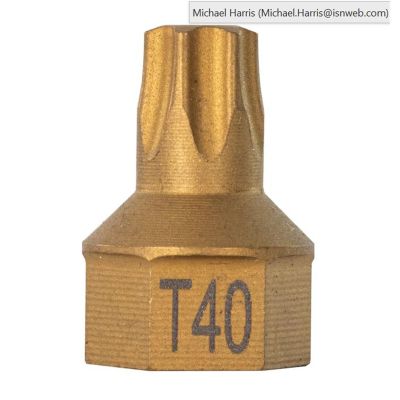 MAY16116 image(0) - Mayhew T40 Torx&reg; Dual Drive Bit, 7/16" Drive