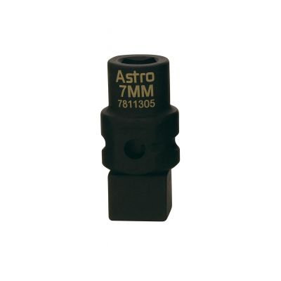 AST7811305 image(0) - Astro Pneumatic 7MM 1/4 Inch Drive Low Profile Nano Impact Sockets - Metric
