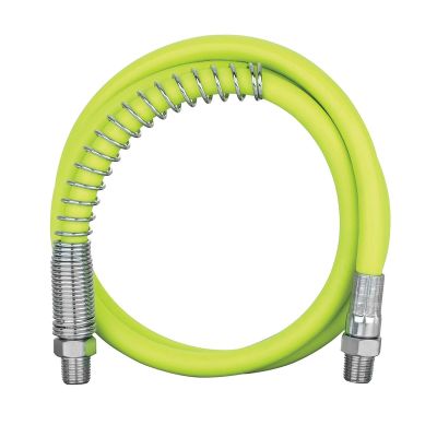 LEGL2965FZSP image(0) - Legacy Manufacturing Flexzilla Grease Hose 1/8" x 36", 1/8" MNPT Ends, Spring Guard