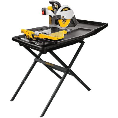 DWTD24000S image(0) - DeWalt 10 in. Wet Tile Saw with Stand
