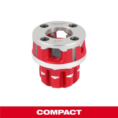 MLW48-36-1308 image(0) - Milwaukee Tool Milwaukee Compact 3/4 Inch ALLOY NPT Portable Pipe Threading Forged Aluminum Die Head