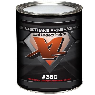 XLB36004 image(0) - Excel Auto Body Products 2K HS Prime Urethane, Gray - 1 Quart