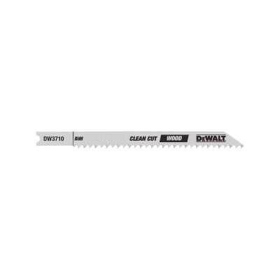 DWTDW3710-5 image(0) - DEWALT 4" 6 TPI U- Shank Fast Rough Wood Cutting Cobalt Steel Jig Saw Blade