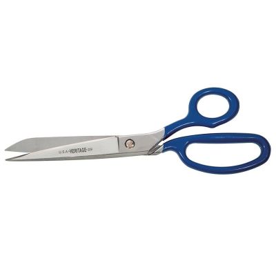 KLE209BLUP image(0) - Klein Tools Bent Trimmer w/Blue Coating, 9-Inch