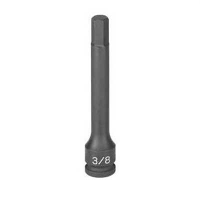 GRE19164F image(0) - Grey Pneumatic 3/8" Drive x 1/2" Hex Driver 4" Length