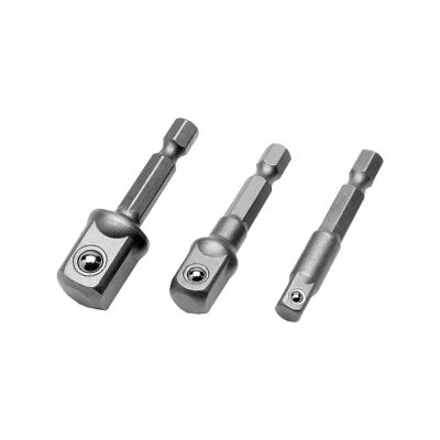 WLMW1390 image(0) - Wilmar Corp. / Performance Tool 3 Piece Power Drill Socket Adapter Set