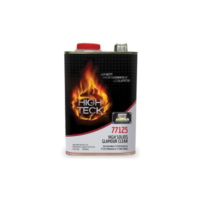 HIT77125-1 image(0) - High Teck Products 77125-1 High Solids Glamour Clear, 1 gal, Clear, Liquid, 4.3 lb/gal VOC, 2:1 Mixing