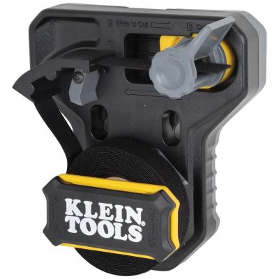 KLE450960 image(0) - Klein Tools Hook and Loop Tape, 3/4-Inch, 25-Foot, White, Custom Length Cable Ties