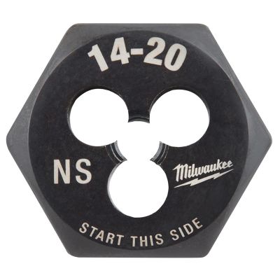 MLW49-57-5333 image(0) - Milwaukee Tool 14-20 NS 1-Inch Hex Threading Die