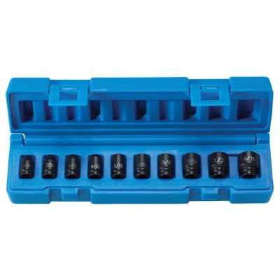 GRE9710 image(0) - Grey Pneumatic 1/4" Surface Drive 10 Piece Standard Set