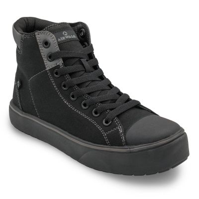 FSIAW4004-8EE image(0) - AIRWALK AMP Mid Soft Toe - Men's - SFT|EH|SR|SF - Black / Forged Iron - Size: 8 - EE - (Extra Wide)