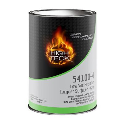 HIT54100-4 image(0) - High Teck Products High Teck 54100-4 Low VOC Premium Laquer Primer Surfacer Gray