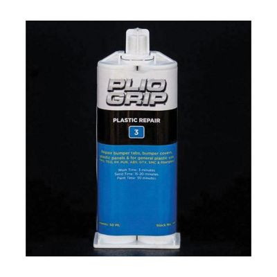 PLI8001 image(0) - PLIO-GRIP Plastic Repair 3 8001 Plastic Repair, 220 mL Cartridge, Beige (Part A), Black (Part B)