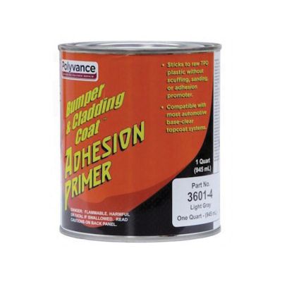 URE3601-4 image(0) - Urethane Supply Co. Polyvance Bumper & Cladding Coat 3601-4 Adhesion Primer, 1 qt Can, Medium Viscosity Pourable Liquid, Light Gray