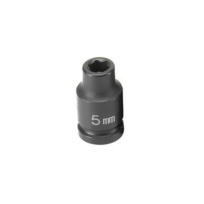 GRE905MG image(0) - Grey Pneumatic 1/4" Drive x 5mm Magnetic Standard Socket