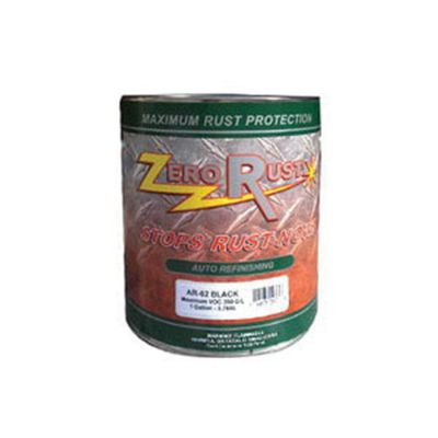ZERAR-62GA-CA image(0) - Zero-Rust AR-62GA-CA High Solid Rust and Corrosion Control Coating, 1 gal Can, Black