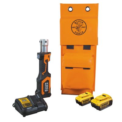 KLEBAT207T134H image(0) - Klein Tools Battery-Operated Cutter/Crimper, No Heads, 4 Ah