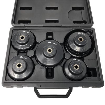 CTA3865 image(0) - CTA Manufacturing 5 Piece Oil Filter Wrench Kit