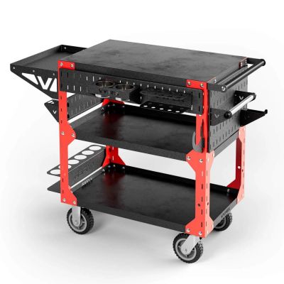VYPX32-FLPKG-R image(0) - Vyper Industrial Fully Loaded X32 Series 1250lb Capacity Tool Cart - Red