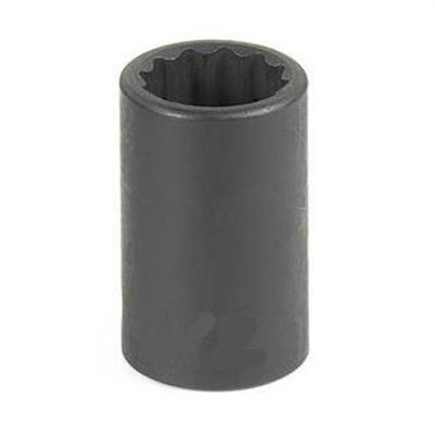 GRE1118M image(0) - Grey Pneumatic 3/8" Drive x 18mm 12 Point Standard Socket