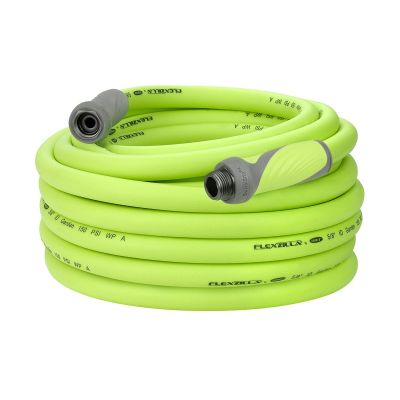 LEGHFZG575YWS image(0) - Legacy Manufacturing Flexzilla SwivelGrip Garden Hose, 5/8" x 75', 3/4" - 11 1/2 GHT Fittings