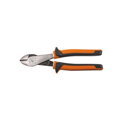 KLE200028EINS image(0) - Klein Tools Diagonal Cutting Pliers, Insulated, Slim Handle, 8-Inch