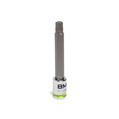 GETHBM8L image(0) - Grip Edge Tools 8mm 3/8" Dr Long RPT Hex bit socket
