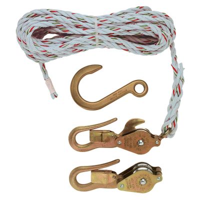 KLEH180230SR image(0) - Klein Tools Block and Tackle, Spliced to H268, Block H267, Anchor Hook 258