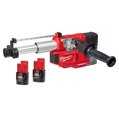 MLW2509-22 image(0) - Milwaukee Tool M12 HAMMERVAC Universal Dust Extractor Kit