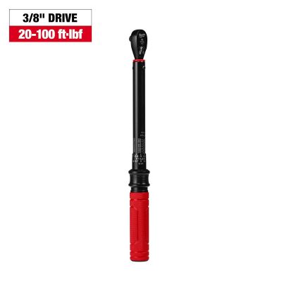 MLW48-22-9202 image(0) - Milwaukee Tool 3/8 Inch Drive Click Torque Wrench 20-100 ft-lbf