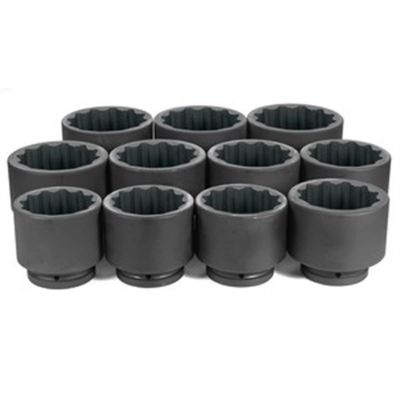 GRE9111M image(0) - Grey Pneumatic 1" Drive 11 Piece Metric Set 76mm to 115mm - 12 Point