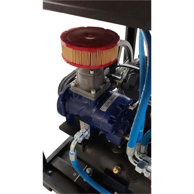 EMXERIK050001 image(1) - Emax Compressor 5HP 1PH Industrial Rotary Screw Compressor-120 Gal Tank Mount w/ Air Dryer