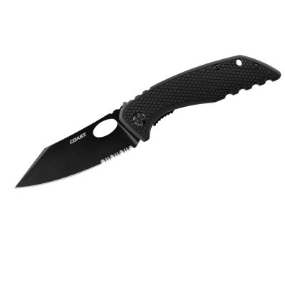 COS30291 image(0) - COAST Products Coast DX376 Double Safe Double Lock 3Cr13 Stainless Steel Blade Folding Pocket Knife - Black