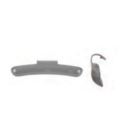 PWWLH100Z image(0) - Wegmann Automotive 1 oz Zinc Coated Clip-on LHZ Purple Series Wheel Weight (Box of 25)