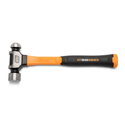 KDTGWHFGBP32 image(0) - GEARWRENCH 32 oz. Ball Pein Hammer with Fiberglass Handle