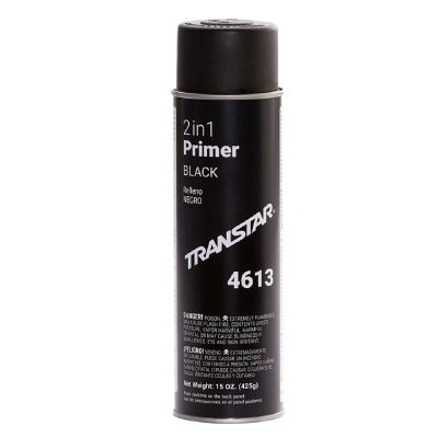 TRP4613 image(0) - Transtar Autobody Products 4613 2-in-1 Primer Aerosol Can - 16 oz Net Weight - Black