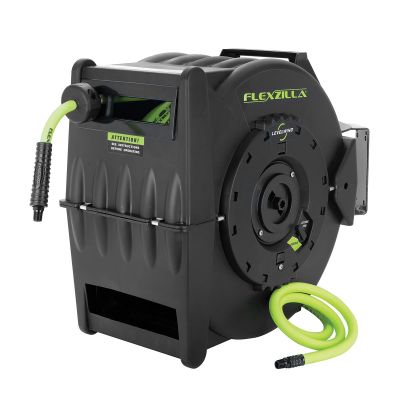 LEGL8335FZ image(0) - Legacy Manufacturing Flexzilla Pro Retractable Air Hose Reel with Levelwind Technology, 1/2" x 50'