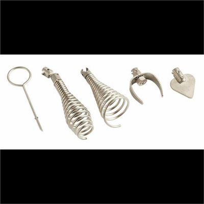 MLW48-53-2790 image(1) - Milwaukee Tool 5PC Medium Cable Head Attachment Kit w/ RUST GUARD Plating