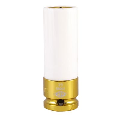 INT58002 image(0) - American Forge & Foundry Mag Wheel Protective Deep Impact Socket - 1/2" Drive - 19mm (3/4")