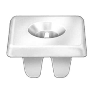 AVC3682 image(0) - AUVECO GM LICENSE PLATE NYLON NUT, 1/4-20 SCREW SIZE