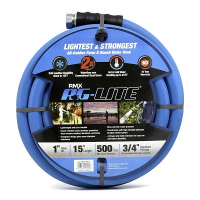 BLBBSALONE15 image(0) - BluBird AG - Lite Rubber Water Hose Assembly 1" x 15'