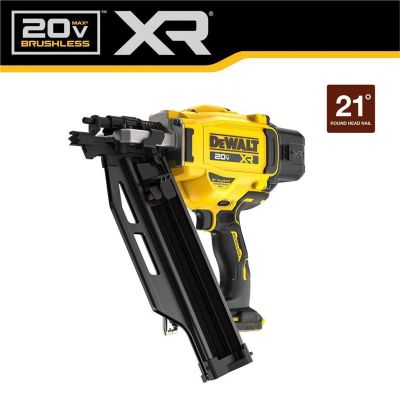 DWTDCN920B image(0) - DeWalt 20V MAX* XR Brushless Cordless 21&deg; Plastic Collated Framing Nailer (Tool Only)