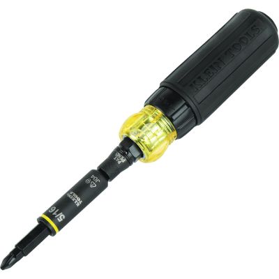 KLE32500MAG image(0) - Klein Tools 11-in-1 Magnetic Screwdriver / Nut Driver