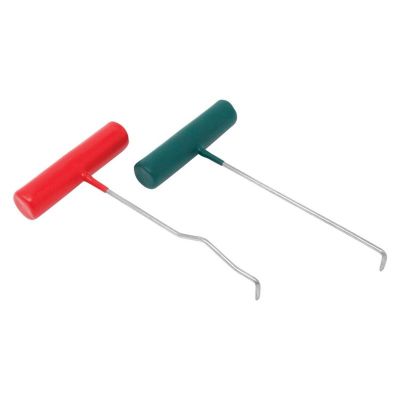 AES9317 image(0) - AES Industries 9317 2-Piece Pull Rod Set, Vinyl Grip, Green/Red