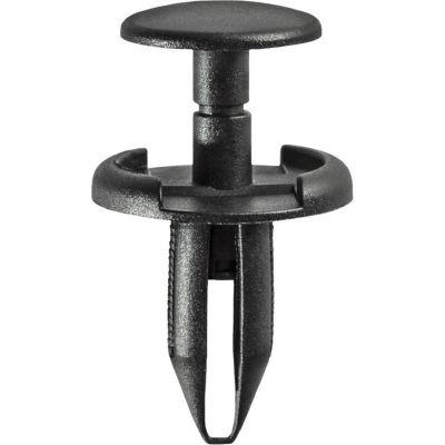 AVCAP19639 image(0) - AUVECO AP19639 Push-Type with Closed End Fender and Front Bumper Cover Retainer, 17 mm Dia Head, Nylon, Black